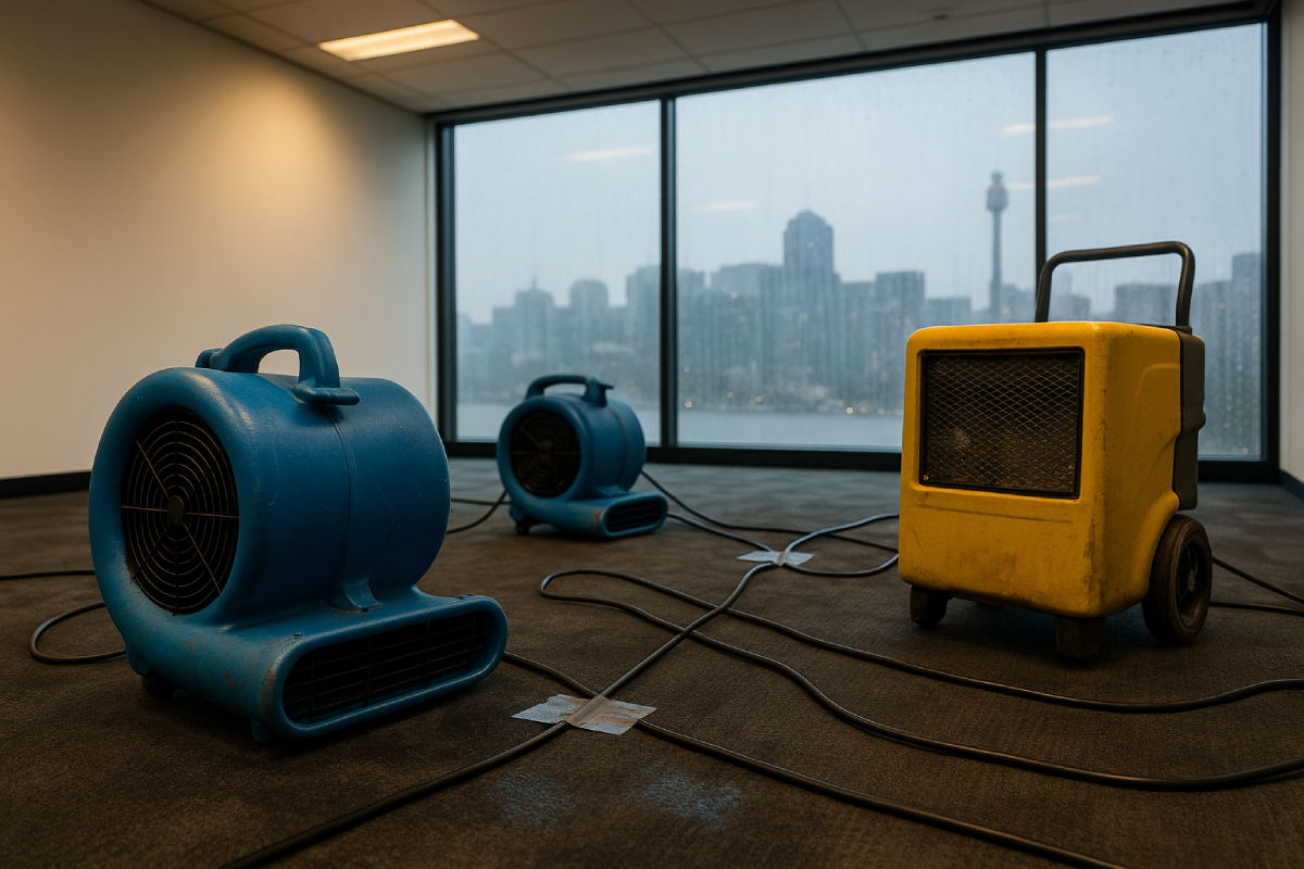 Flooded Carpets in Sydney CBD